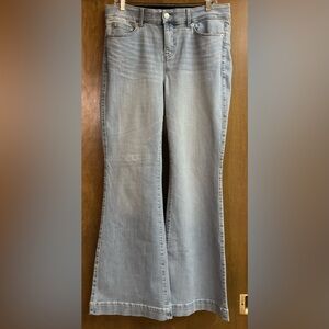 Torrid Soft Blue Bombshell Flare Premium Stretch Jeans